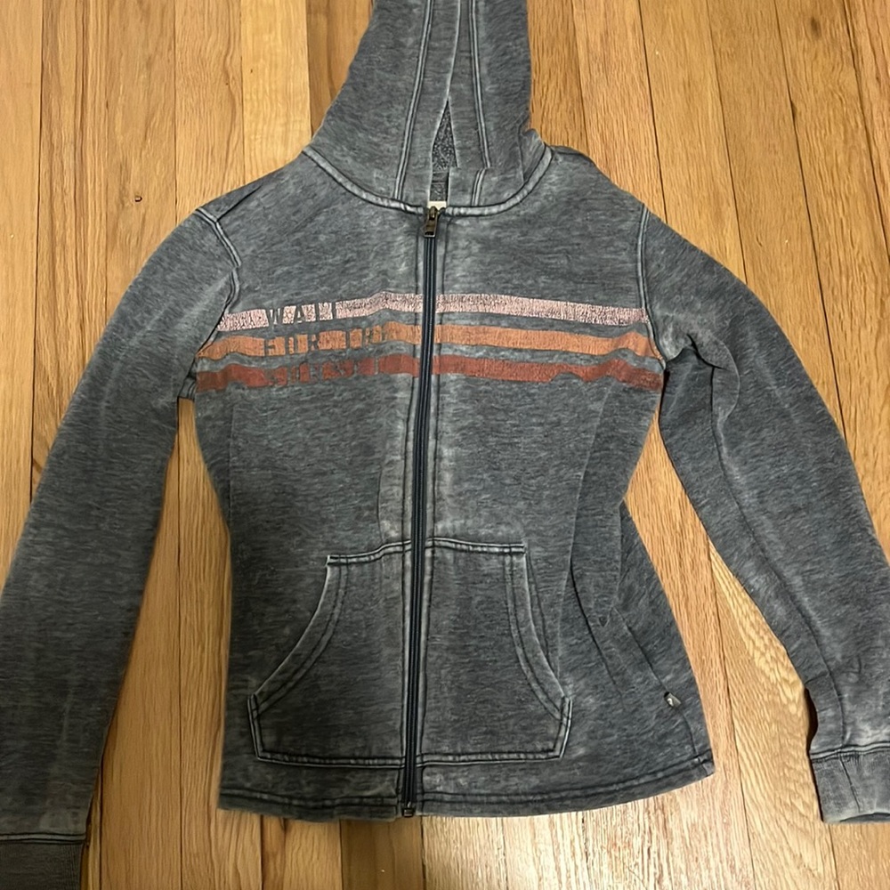 Adorable gray zip up jacket